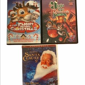 Santa Clause 2 Christmas DVD Lot Night‎ Before Xmas